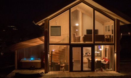 Premium mit 5 SZ,Sauna o IR-Sauna+SP Holiday Home 32 5