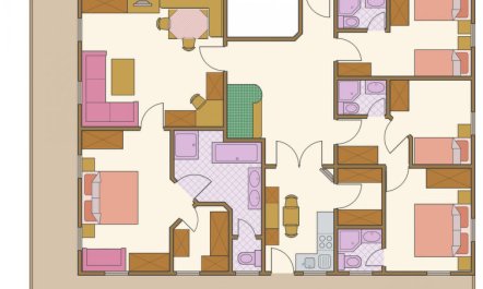 mit 4 Schlafzimmern Apartment 7 5