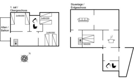 'Ortrud' - 200m from the sea