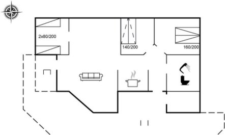 'Abel' - 350m from the sea 1