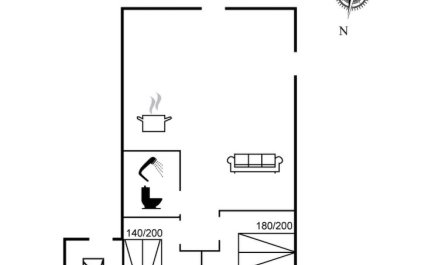 'Ginna' - 1.3km from the sea