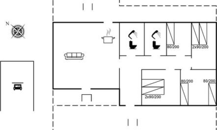 'Clementine' - 1.2km from the sea 1