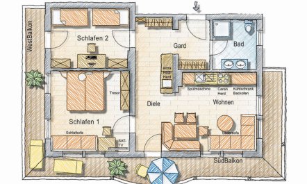 Almchalet Zillertal Apartment 2 4