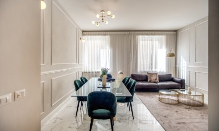 Carrara Marble & Velvet