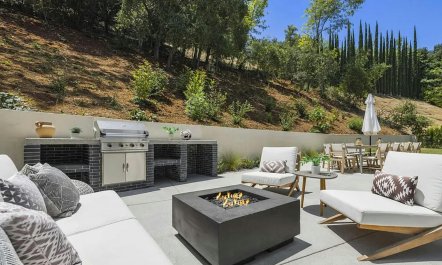 Sunset Over Sycamores