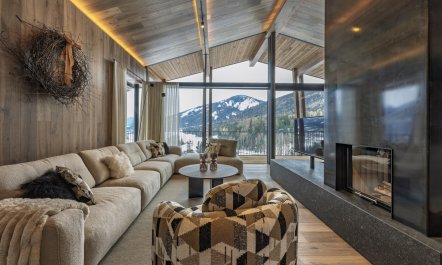 Firelit Chalet