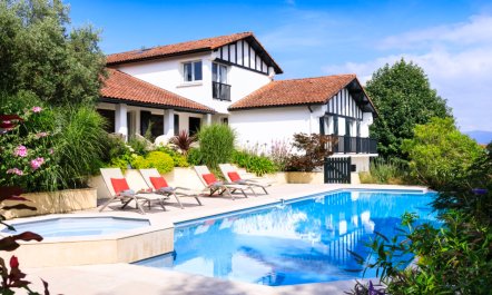 Pyrenees at the Pool's Edge