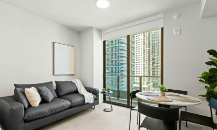 Brightline & Bay Light
