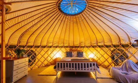 Orchard Yurt, Allerford 4