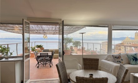 Glittering Blue View