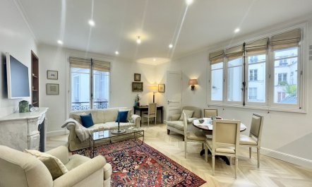 Marble & Wrought Iron