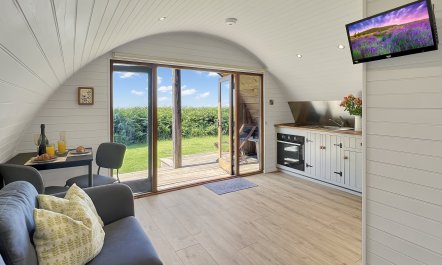 Dartmoor View Log Cabin, near North Molton 8